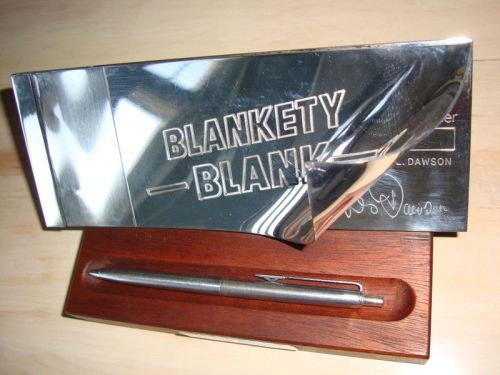 Blankety Blank chequebook